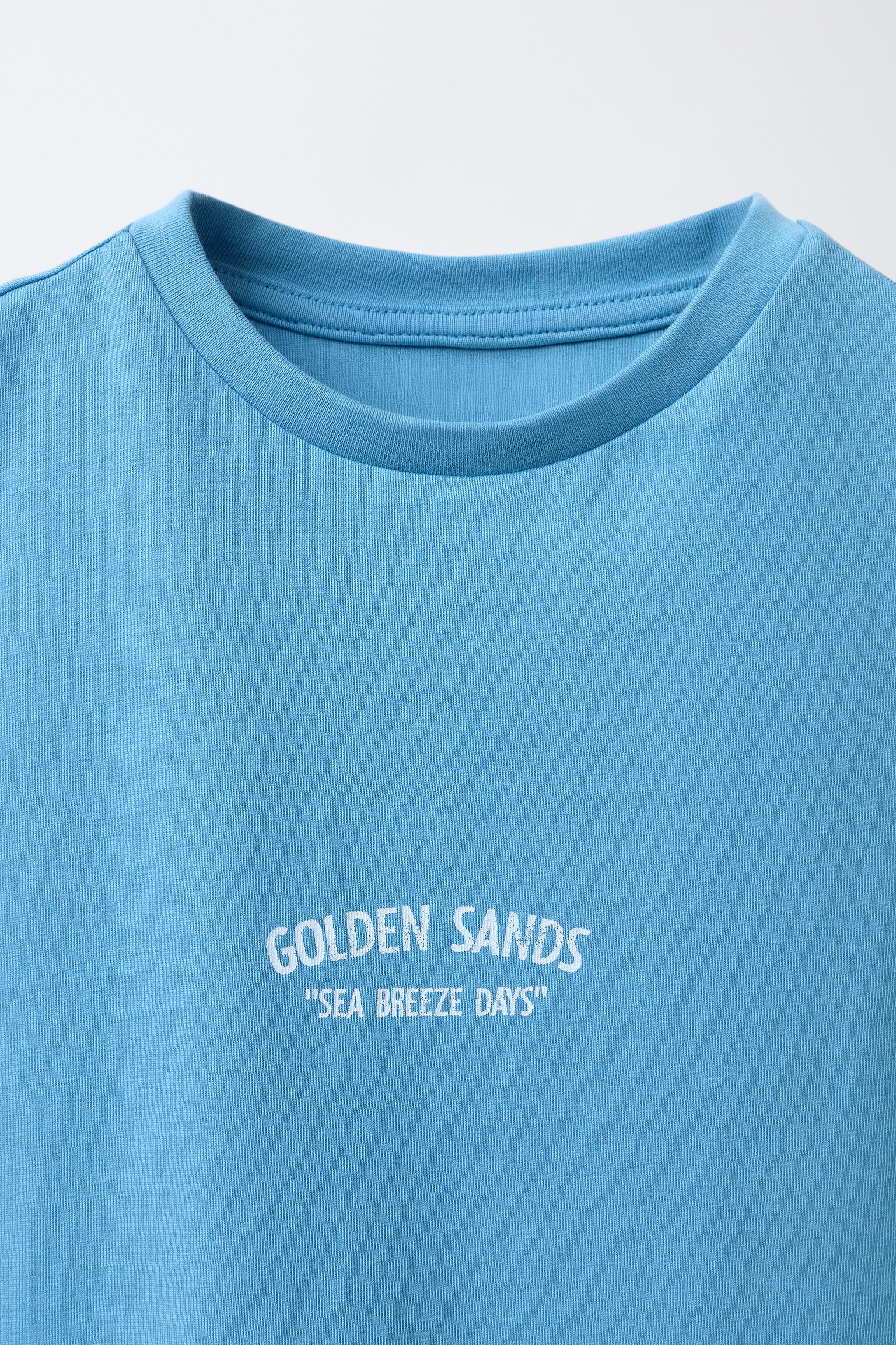 TEXT SLEEVELESS T-SHIRT